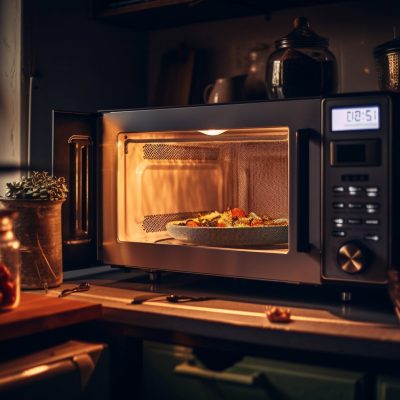 Wooden table holds healthy meal with fresh vegetables generated by artificial intelligence